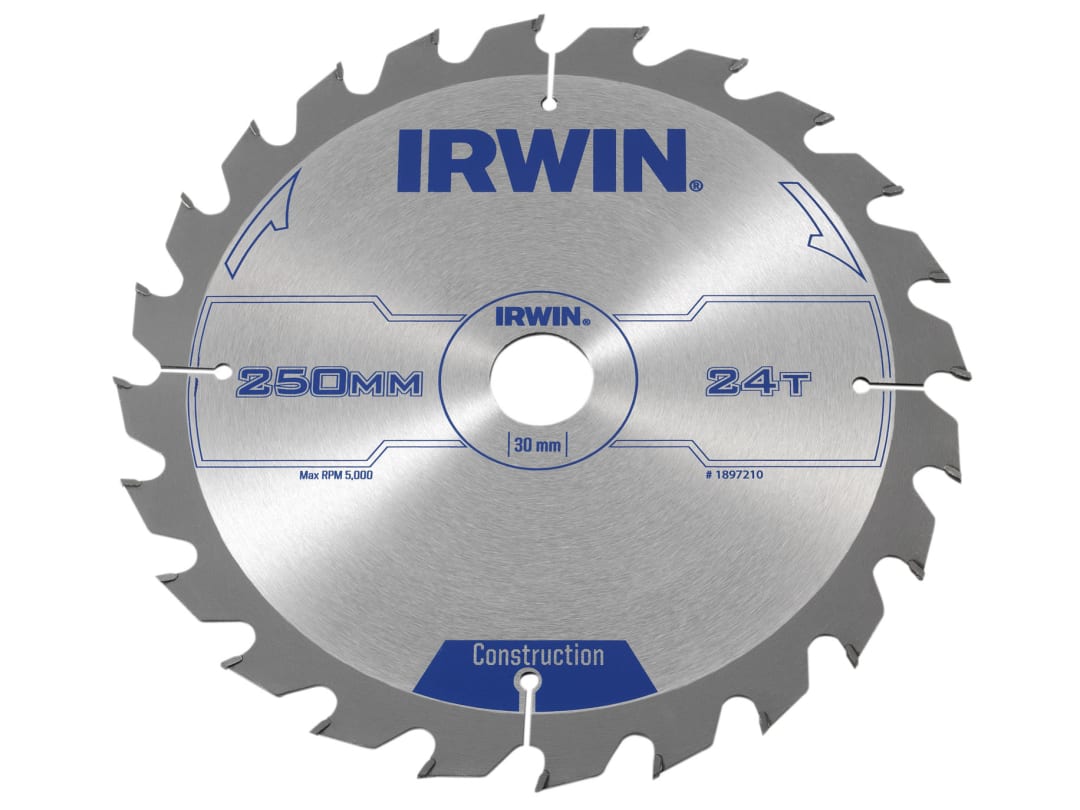 IRWIN® General Purpose Table & Mitre Saw Blade 250 x 30mm x 24T ATB IRW1897210 - Image 7