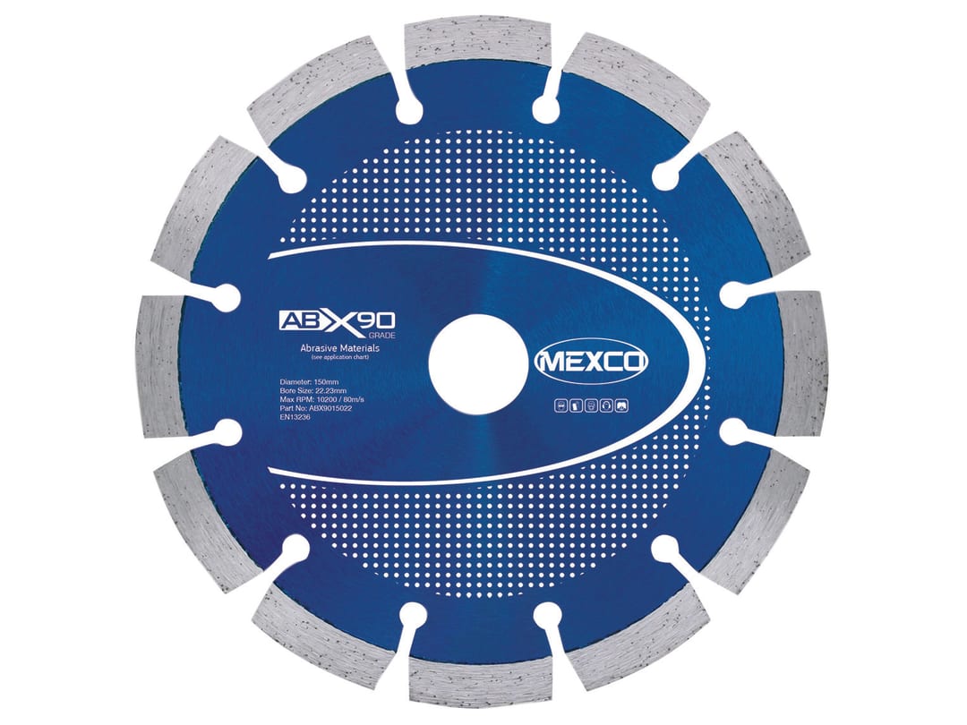 MEXCO X90 Grade Diamond Blade 150 x 22mm ABX9015022