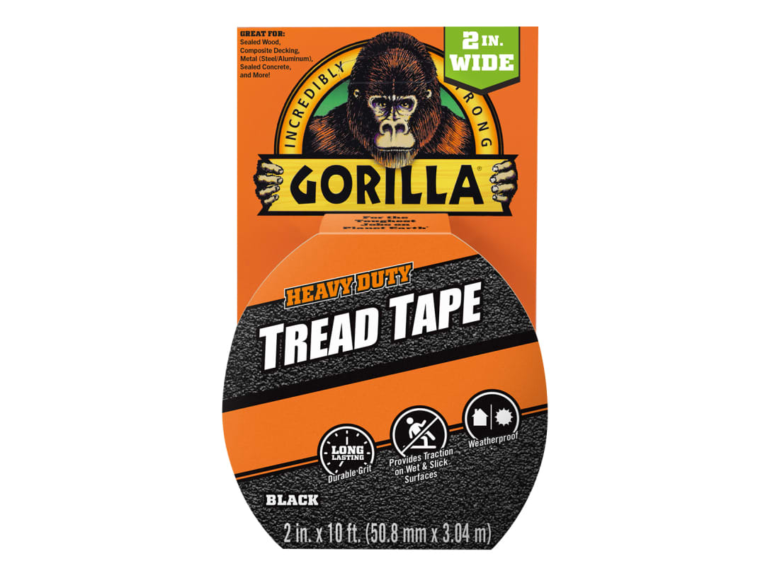 GORILLA Anti Slip Tread Tape Black Traction on Wet & Slick Surfaces 50.8mm x 3M - Image 7