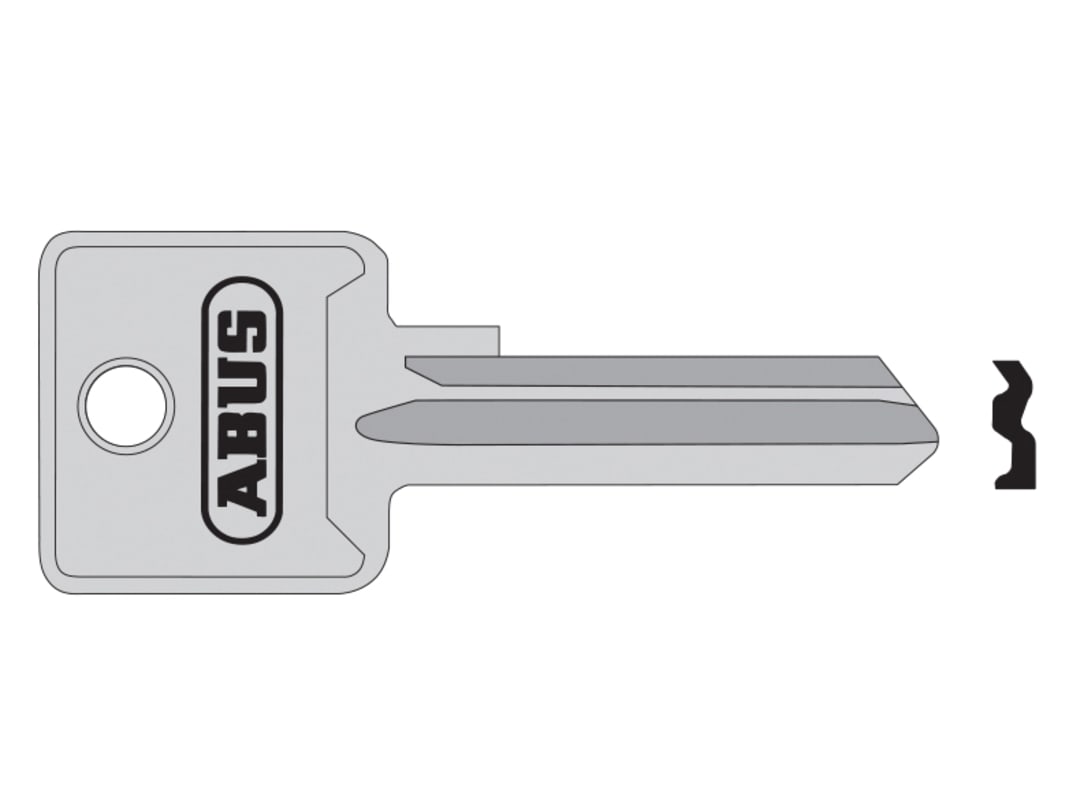 ABUS 02697 85/50 50mm +60 Left Hand Key Blank - Image 7