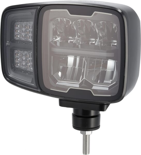 Kramp Headlight LED, rectangular, 12/24V, 220x197.2x80.5mm, Heated, High beam/Low beam, anti-snow, right LA10216HEAT