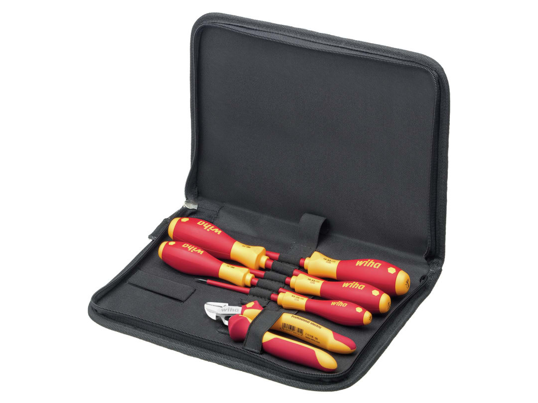 Wiha Six Piece Electrician's Tool Set 9300-018 Steel - Image 7