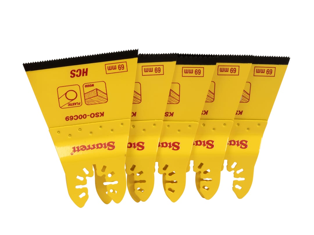 Starrett Carbon Steel Oscillating Multi-Tool Plunge Cut Blade 69mm - Pack of 5 - Image 3