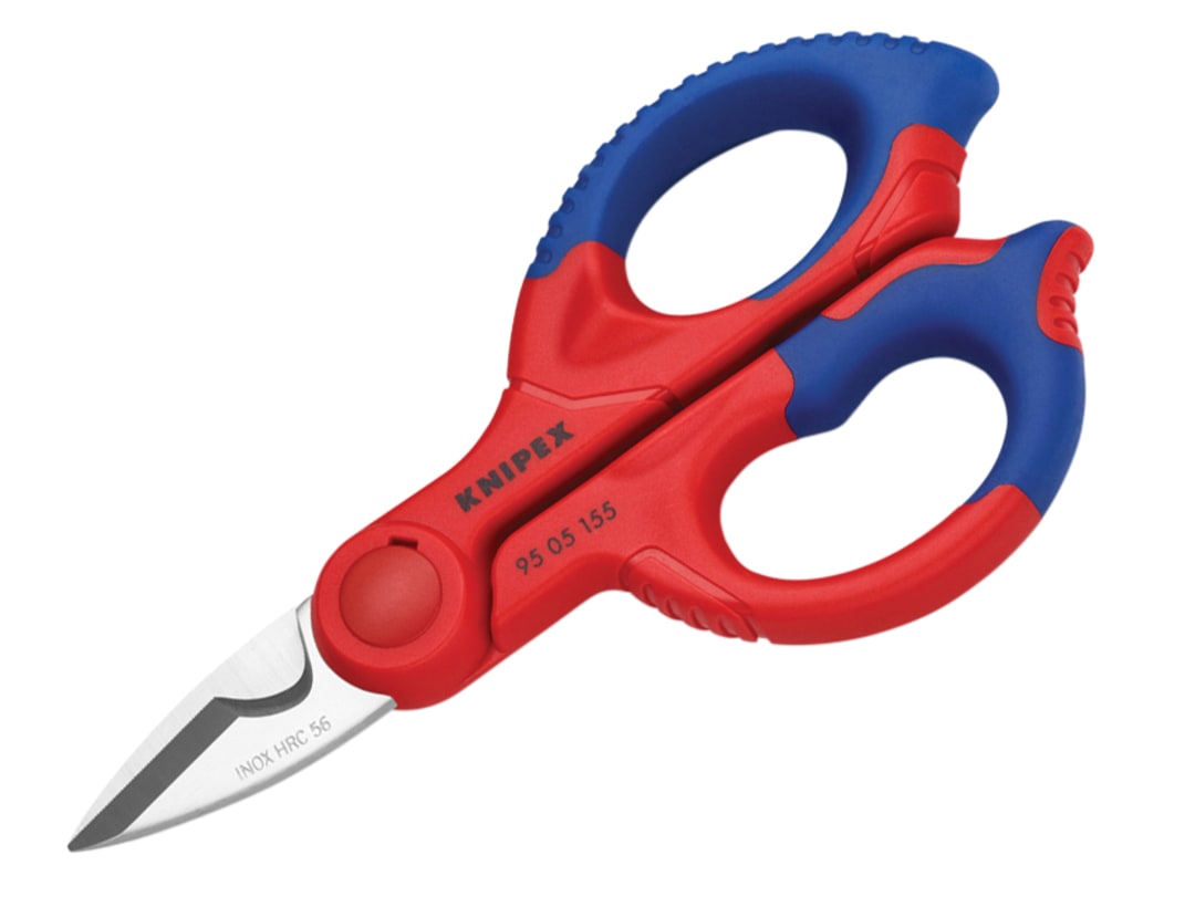Knipex Electricians Shears Scissors Snips 95 05 155 SB 155mm with Belt Clip Case - Image 7