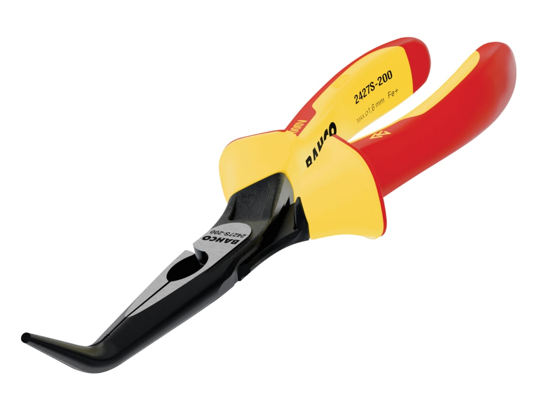 Bahco 2427S ERGO™ Insulated 45° Bent Nose Pliers 200mm (8in) BAH2427S200 - Image 8