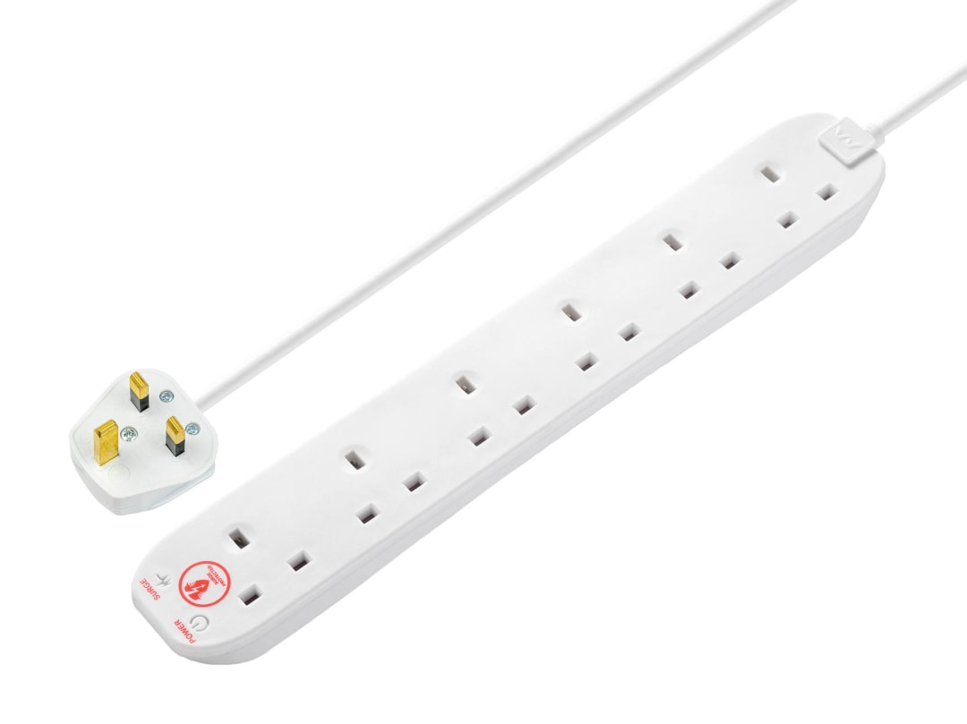 B&Q - Srg6210N-Mp Extension Lead 240V 6-Gang 13A White Surge Protected 2M Mstsrg6210 - Image 13