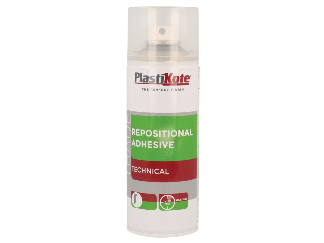 PlastiKote 071030 Trade Technical Repositional Adhesive 400 ml - Image 6