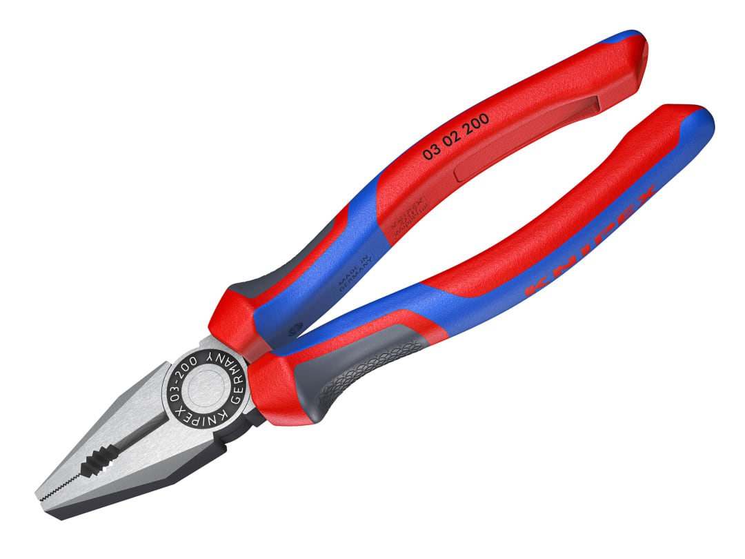 Knipex 03 02 200 Sb Combination Pliers Multi-Component Grip 200Mm (8In) - Image 9