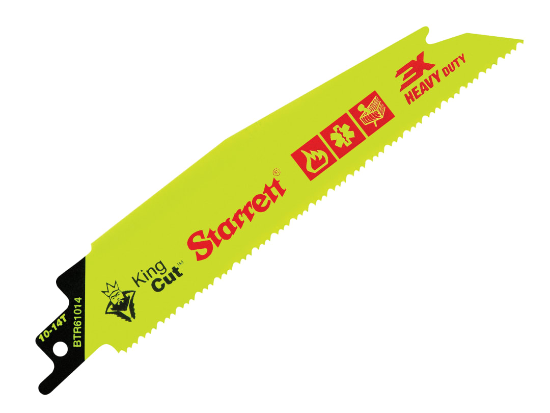Starrett Btr61014-5 Bi-Metal King Cut Demolition Blade 152Mm 10-14 Tpi (Pack 5) - Image 4