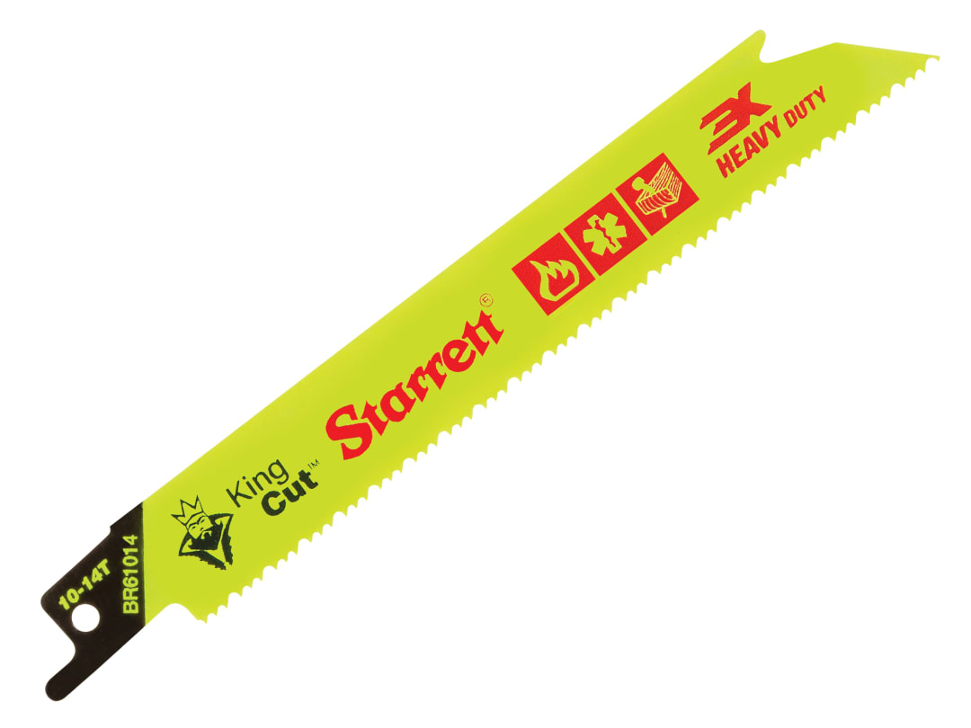 Starrett Br61014-5 Bi-Metal King Cut Demolition Blade 152Mm 10-14 Tpi (Pack 5) - Image 5