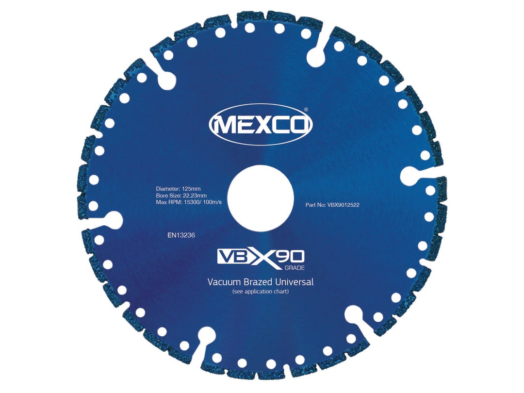 MEXCO VBX90 Universal Diamond Blade 125 x 22mm VBX9012522