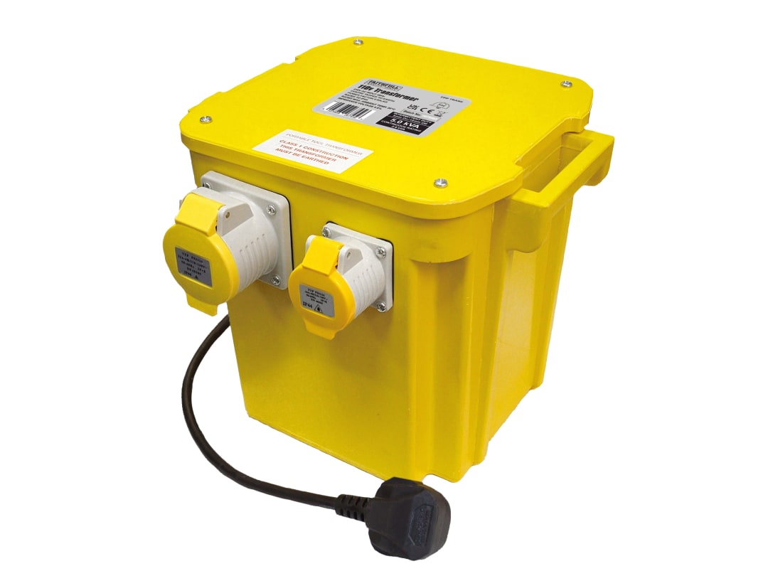 Faithfull Power Plus Transformer 5Kva Triple Outlet - Image 4