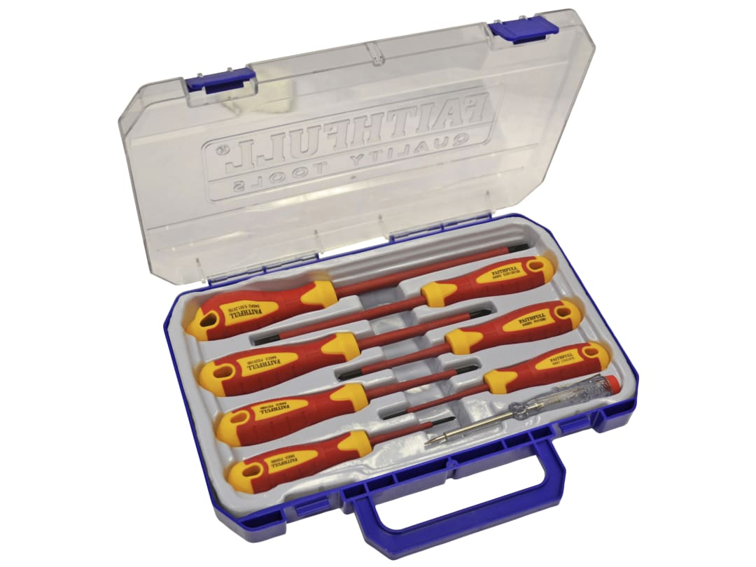 Faithfull Vde Soft Grip Screwdriver Set, 8 Piece Faisdvdeset8 - Image 11