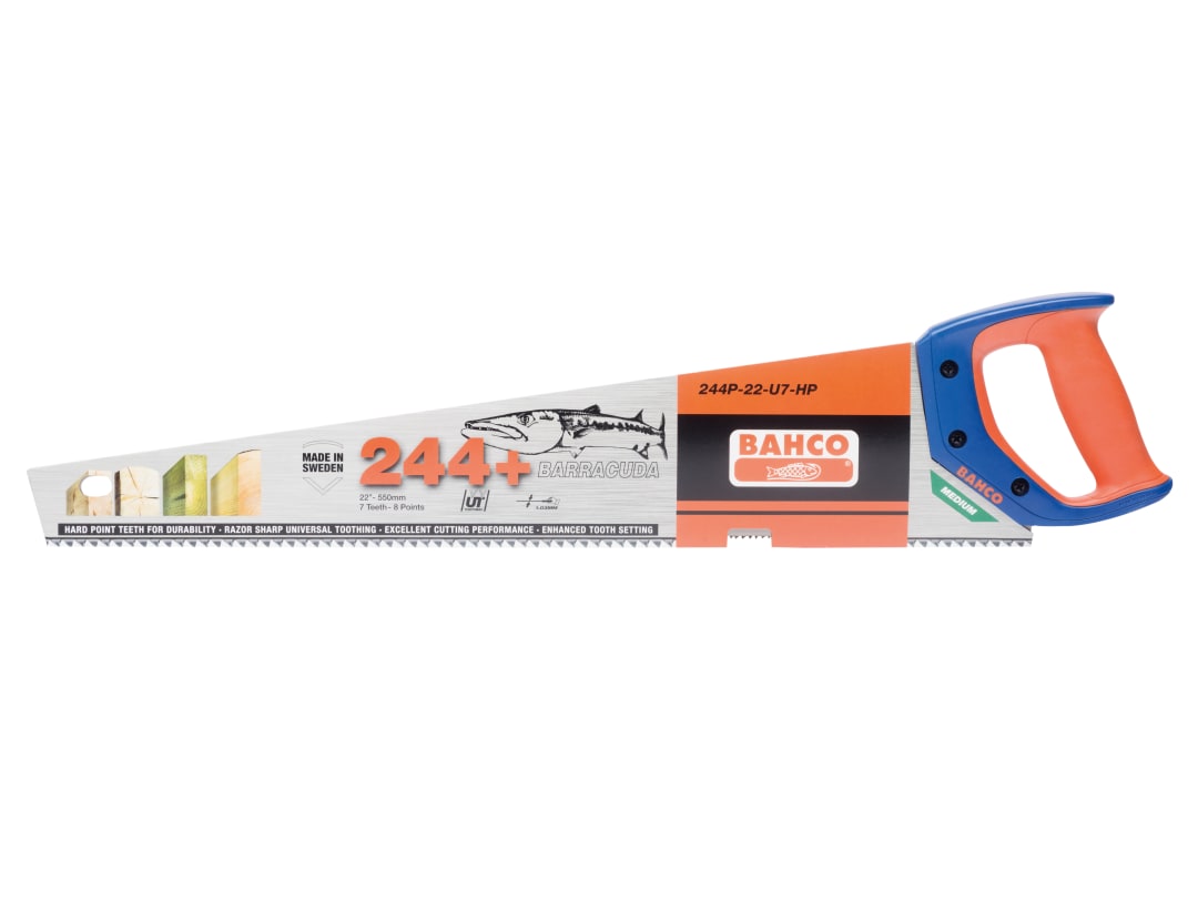 B&Q - 244+ Barracuda Saw 20In 7Tpi Handsaw 500mm Bah24420Pn 244P-20-U7-Hp - Image 8