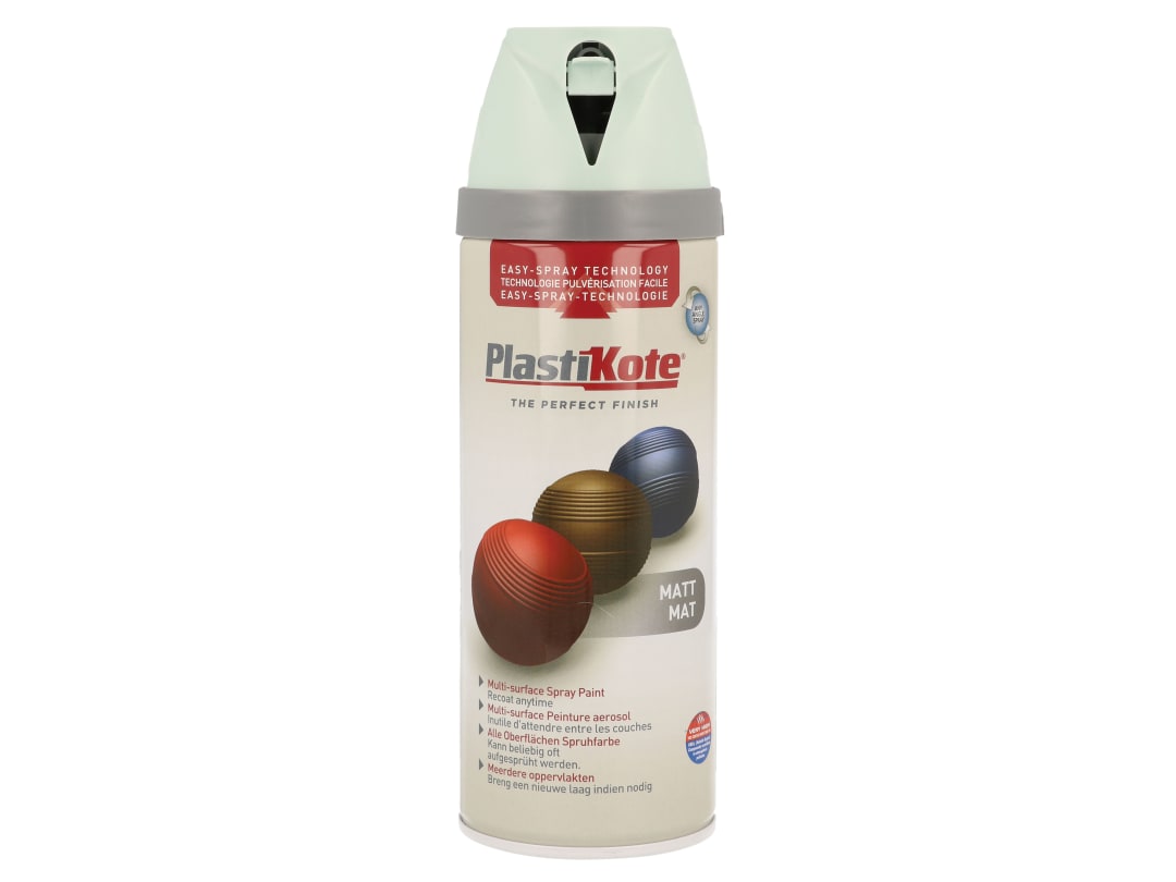 PlastiKote Twist & Spray Matt Duck Egg Blue 400ml PKT23113 - Image 5