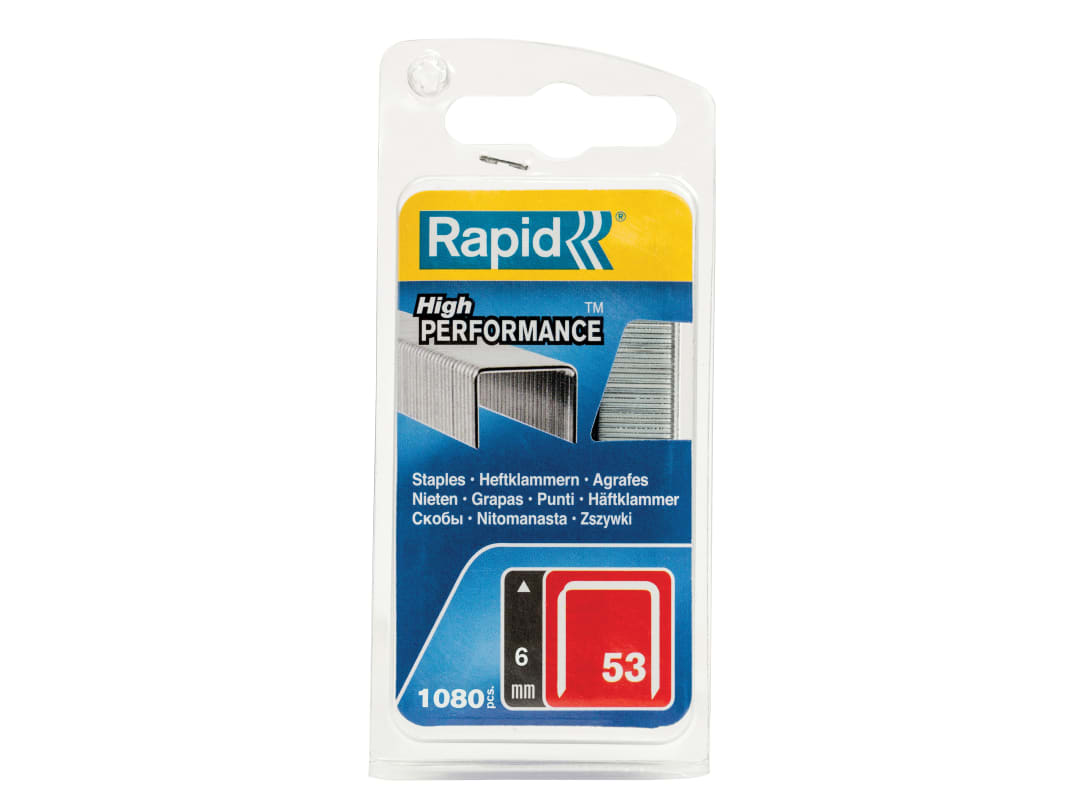 Rapid Light 40109502 53/6B 6Mm Galvanised Staples (Pack 1080) - Image 8