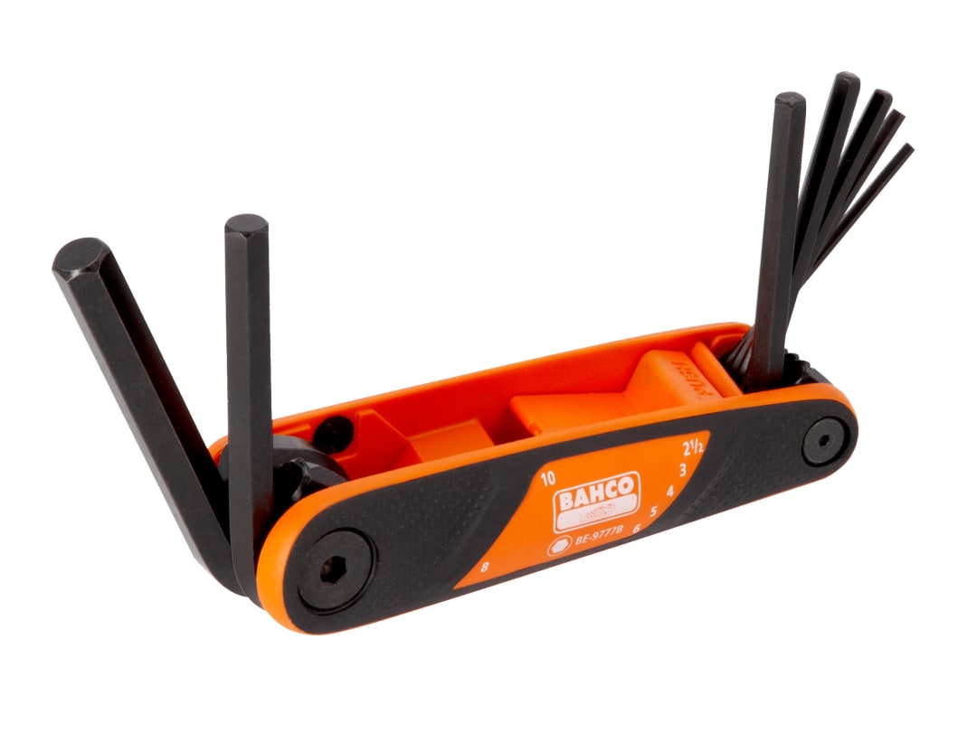Bahco Black Be-9777B Hexagon Key Folding Set, 7 Piece Be-9777B - Image 8