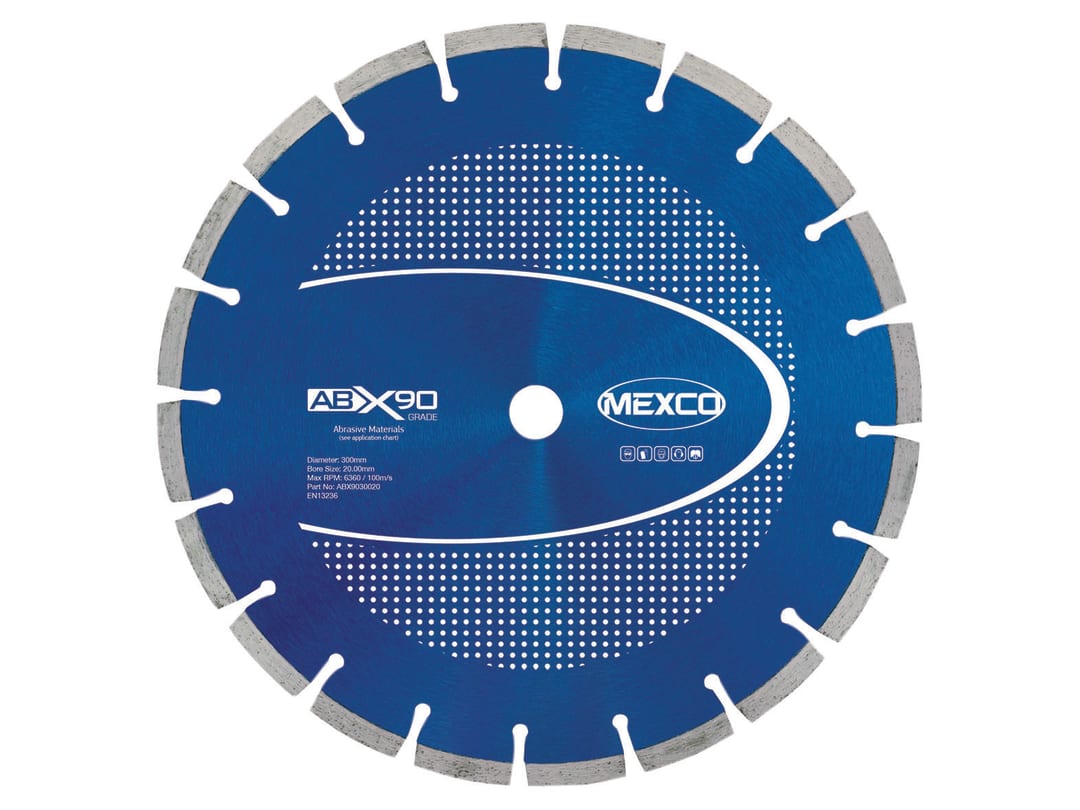 MEXCO X90 Grade Diamond Blade 300 x 20mm ABX9030020