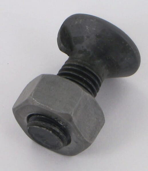 Kramp Plough bolt and nut M11x30, 1 Nib DIN604 cl. 8.8 11301N