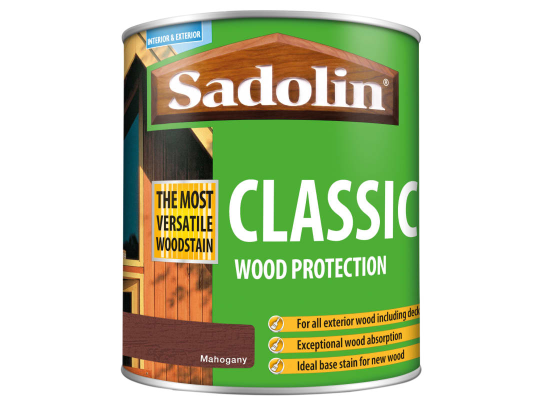 Sadolin Classic Matt Mahogany All Purpose Woodstain 1L - Image 6