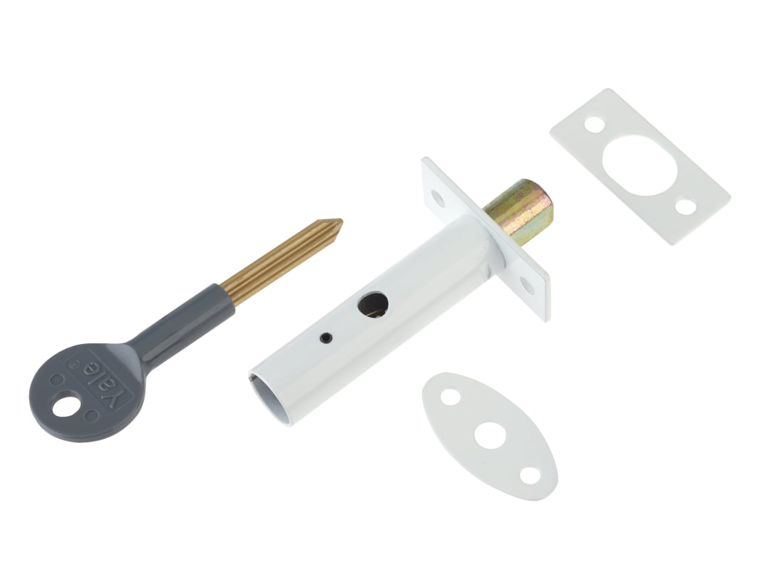Yale P-M444-WE Door Security Bolt, White Finish, Standard Security, Visi Packed, suitable for hinged and wooden doors - Image 7
