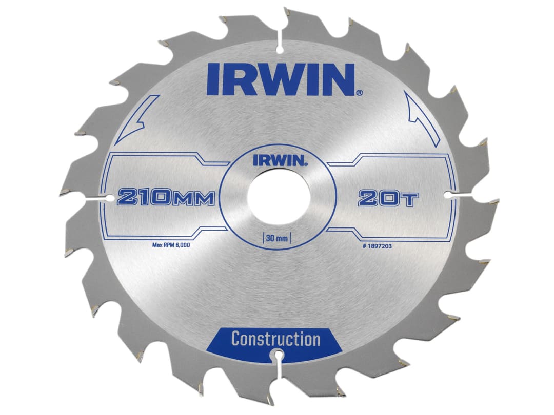Irwin 1897203 Circular Saw Blade 210 X 30Mm X 20T Atb - Image 6