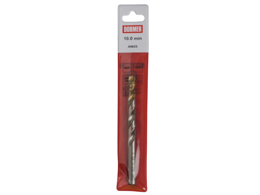 Dormer A002 HSS-TiN Coated Jobber Drill 8.00mm OL:117mm WL:75mm - Image 8