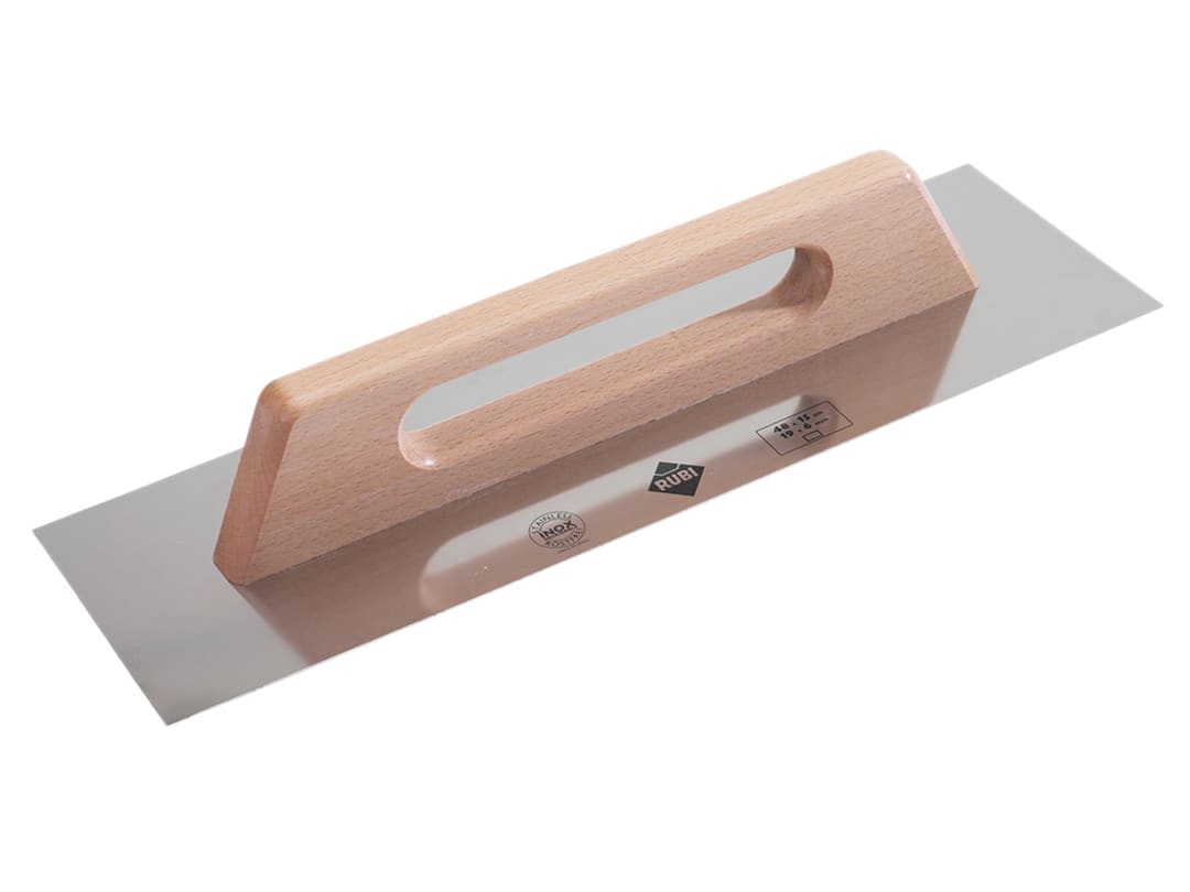 Rubi Tiling Tools Rubi Steel Trowel Wooden Handle 19In 65988