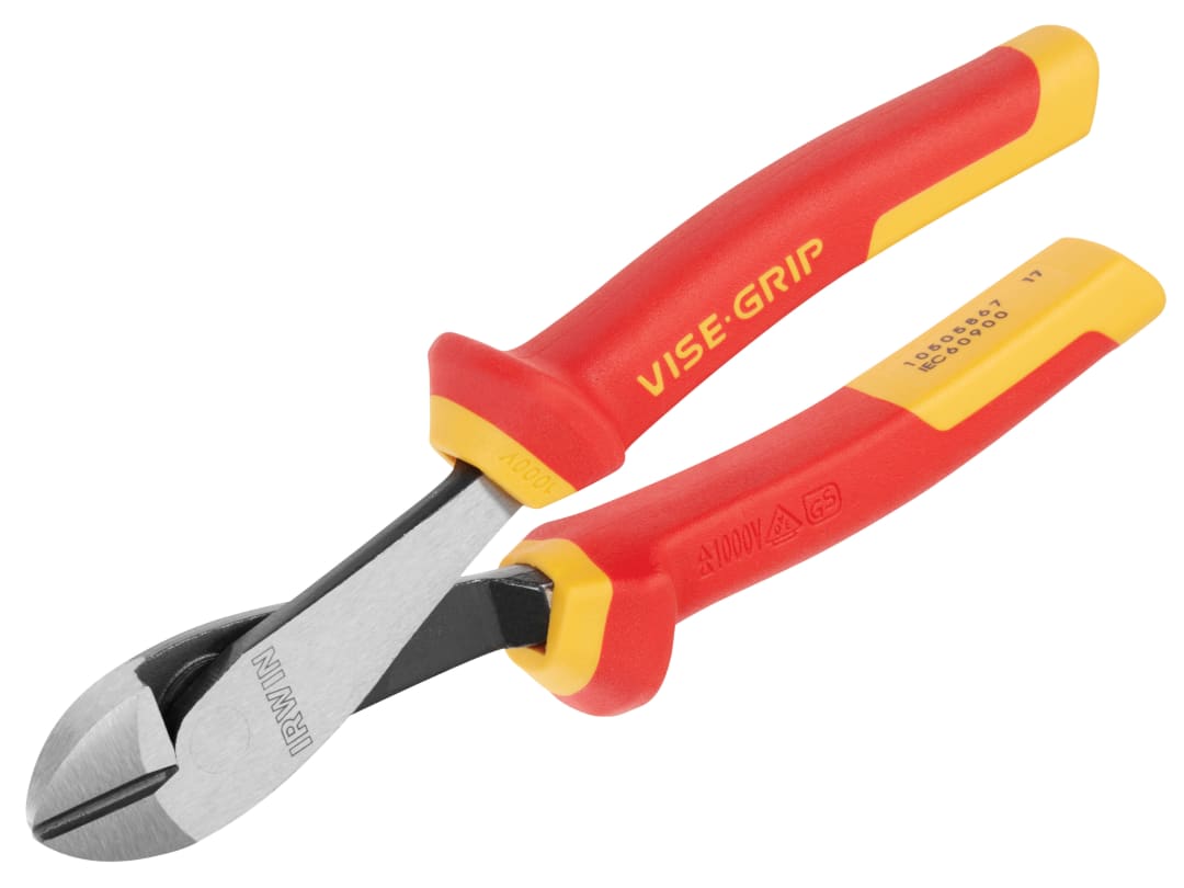 IRWIN VISE-GRIP 8"" 200MM VDE DIAGONAL WIRE SIDE CUTTING CUTTER PLIERS 10505867 - Image 7