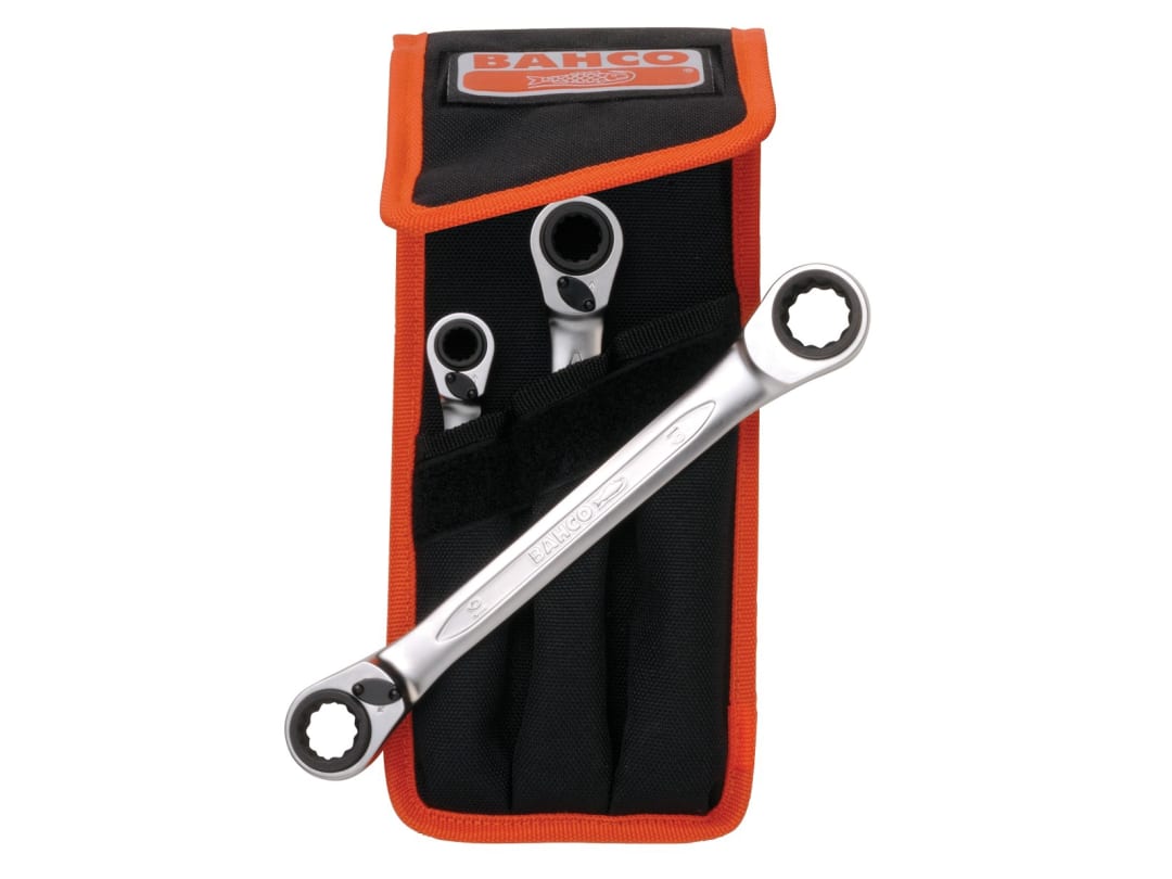 Bahco S4RM/3T S4RM Series Reversible Ratchet Spanner Set, 3 Piece - Image 10
