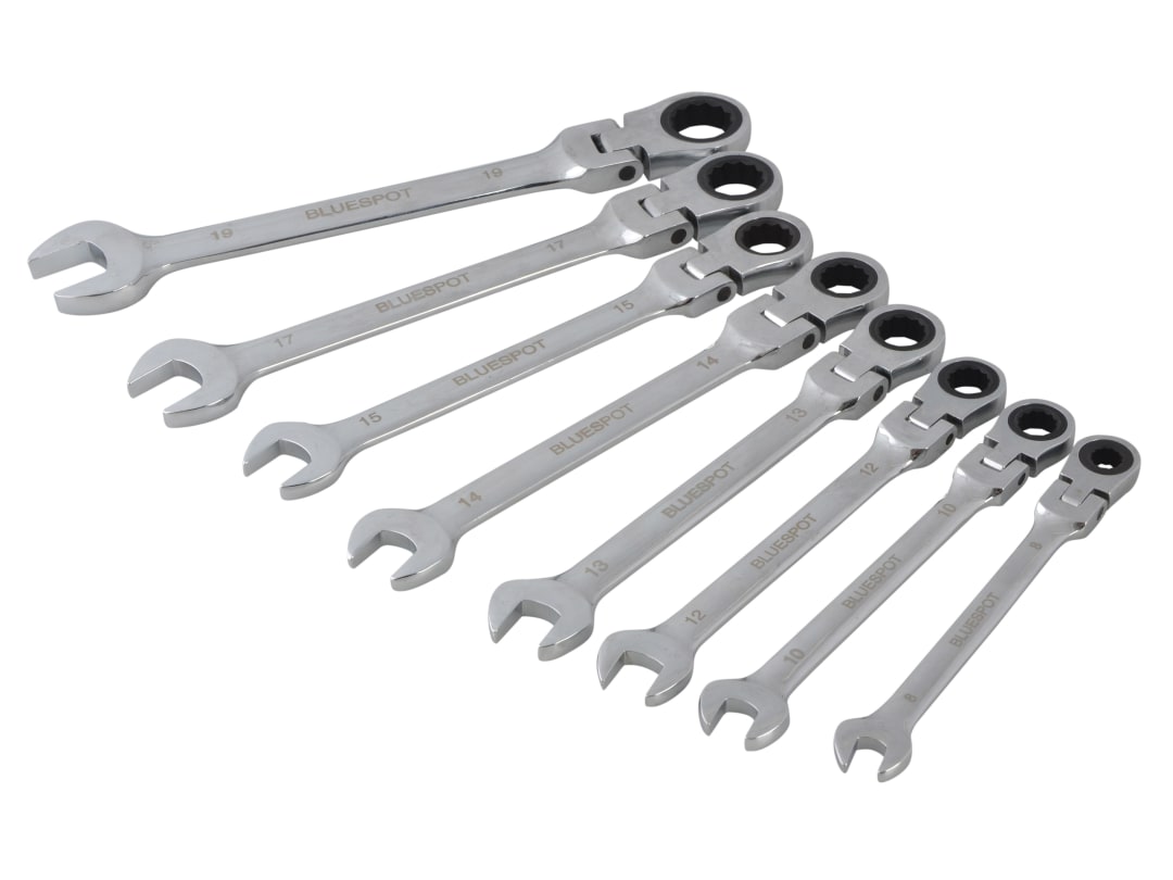 BlueSpot Tools Flexible Head Ratchet Set, 8 Piece - Image 12