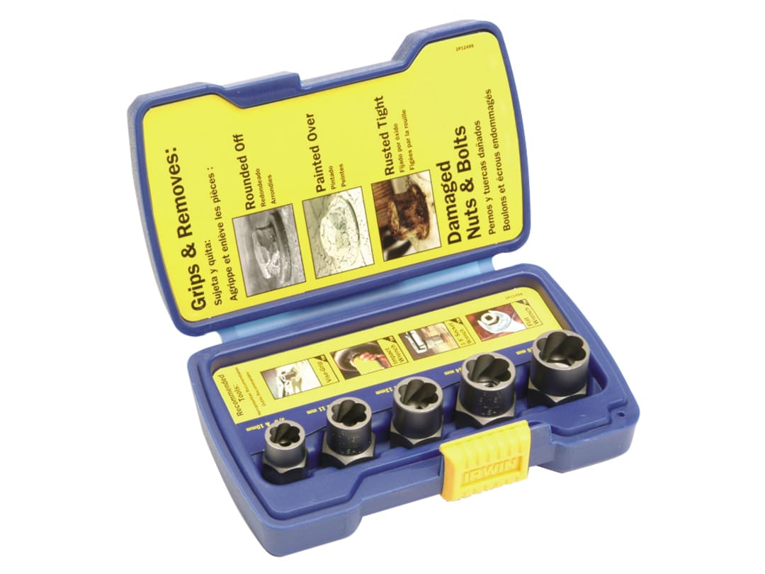 IRWIN Bolt Grip Fastener Remover 5 Piece Set 10504634