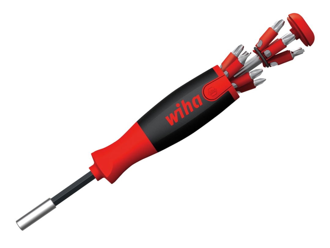 Wiha Black 38605 Liftup 25 Magnetic Screwdriver With Bit Magazine (Sl, Ph, Pz, Tx) - Image 9