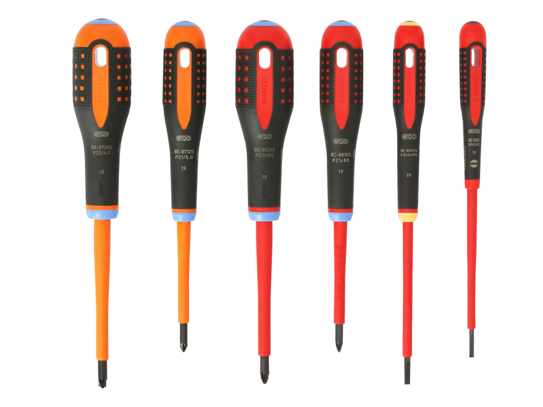 Bahco BE-9884S ERGO™ VDE Insulated Screwdriver Set, 6 Piece BAH9884S - Image 10