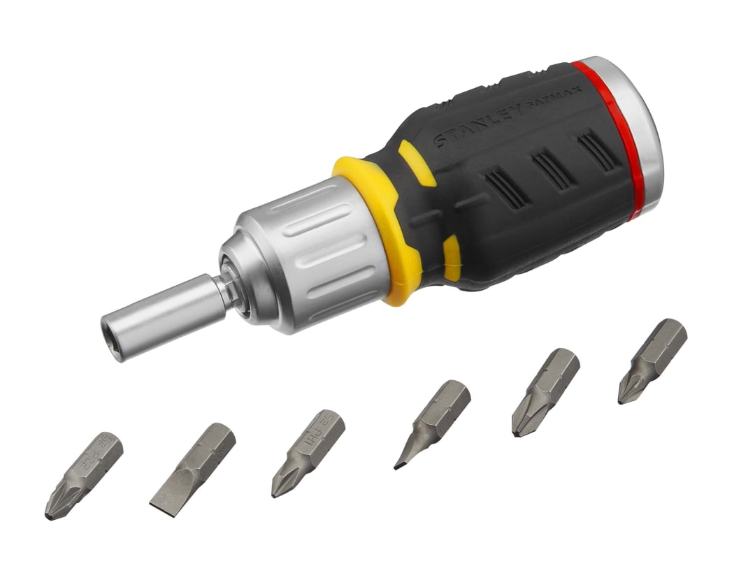 B&Q - 0-62-688 Fatmax Ratchet Stubby Screwdriver 6 Piece Fmht0-62688 Sta062688 - Image 5