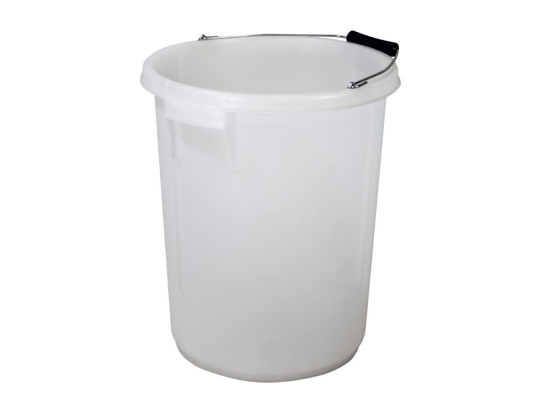 Faithfull 5 Gallon Mixing Bucket - 25 Litre - White/Black - Plastic - Image 8