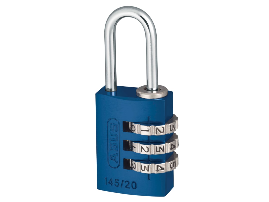 ABUS 145/20 20mm Aluminium Combination Padlock Blue - Image 9