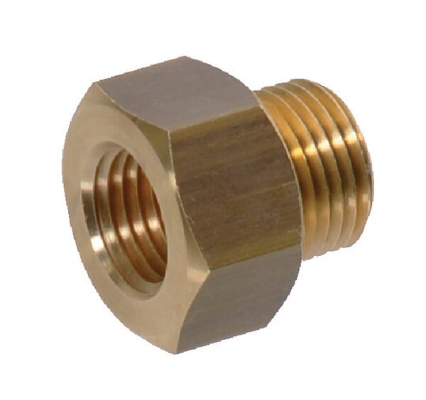 Reducing Adaptor female/male Brass M14x1.5-5/8 18NPTF I00090