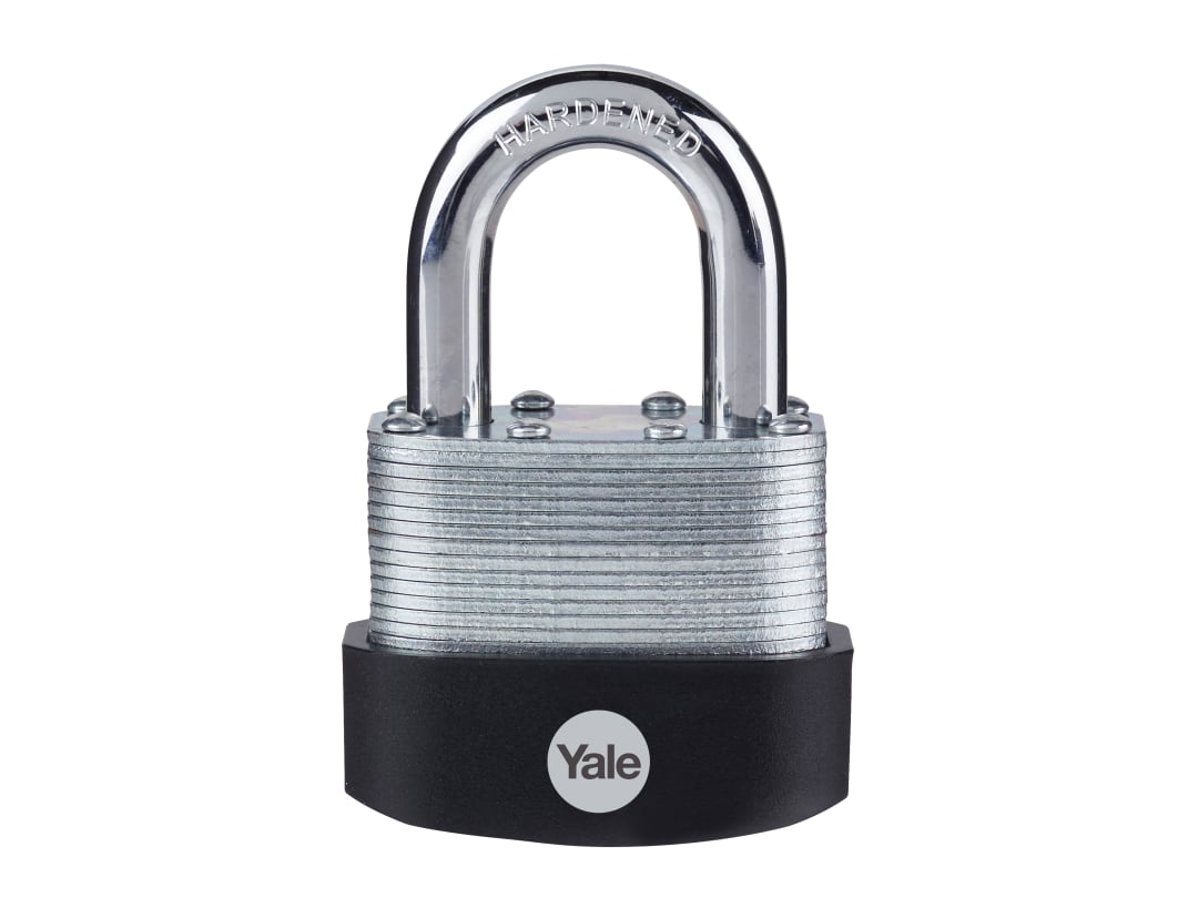 Yale 60mm Laminated Steel Padlock High Security Heavy Duty Lock - Image 8