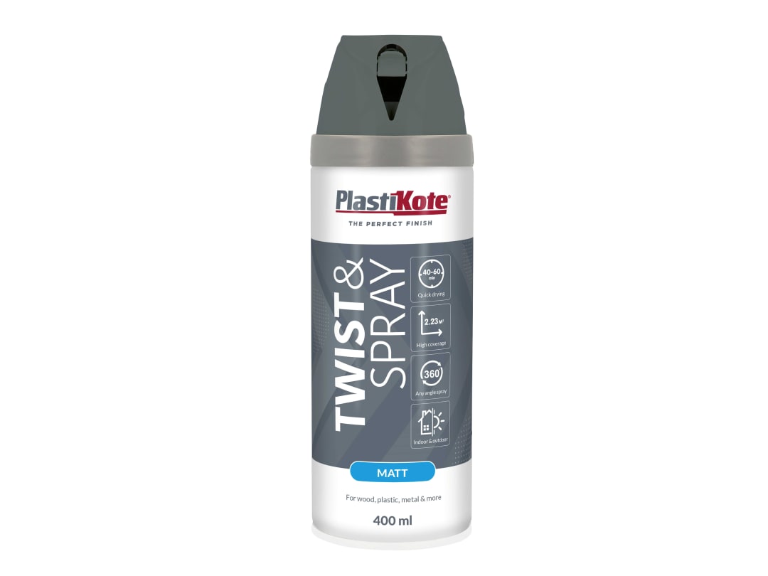 Plastikote Twist & Spay Matt 400Ml Blue Steel Pkt23123 - Image 4