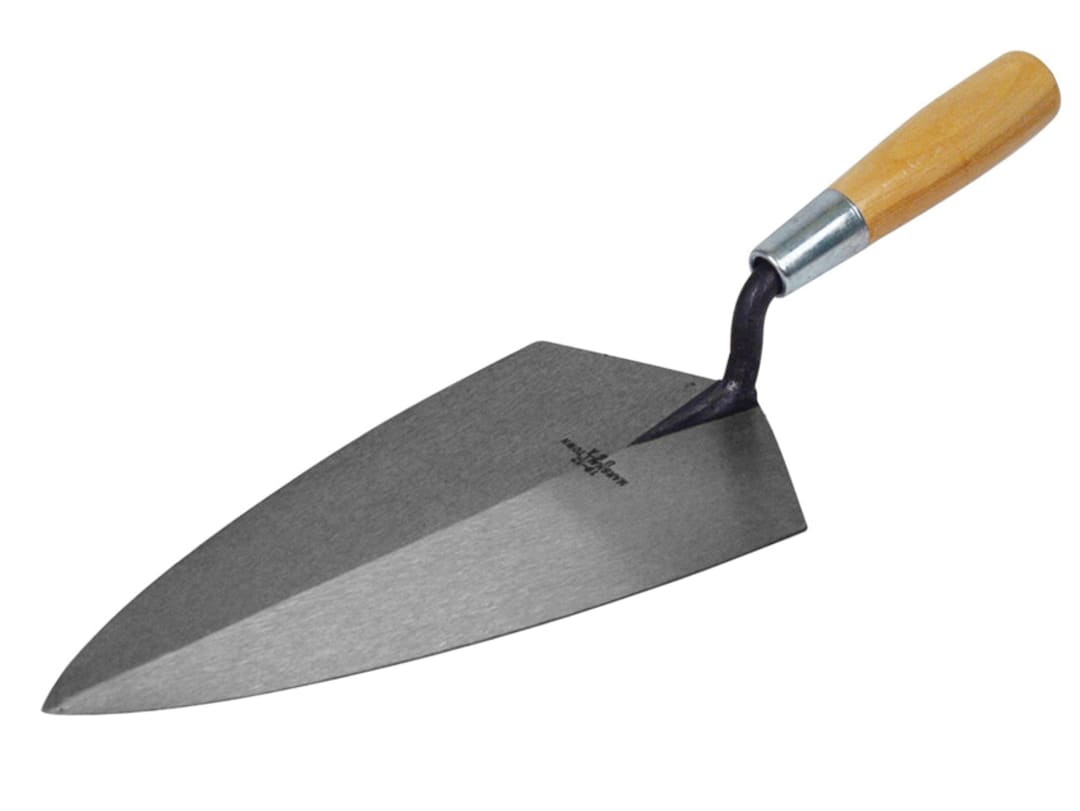 Marshalltown 19 Philadelphia Pattern Brick Trowel Wooden Handle 11in M/T1911 - Image 14