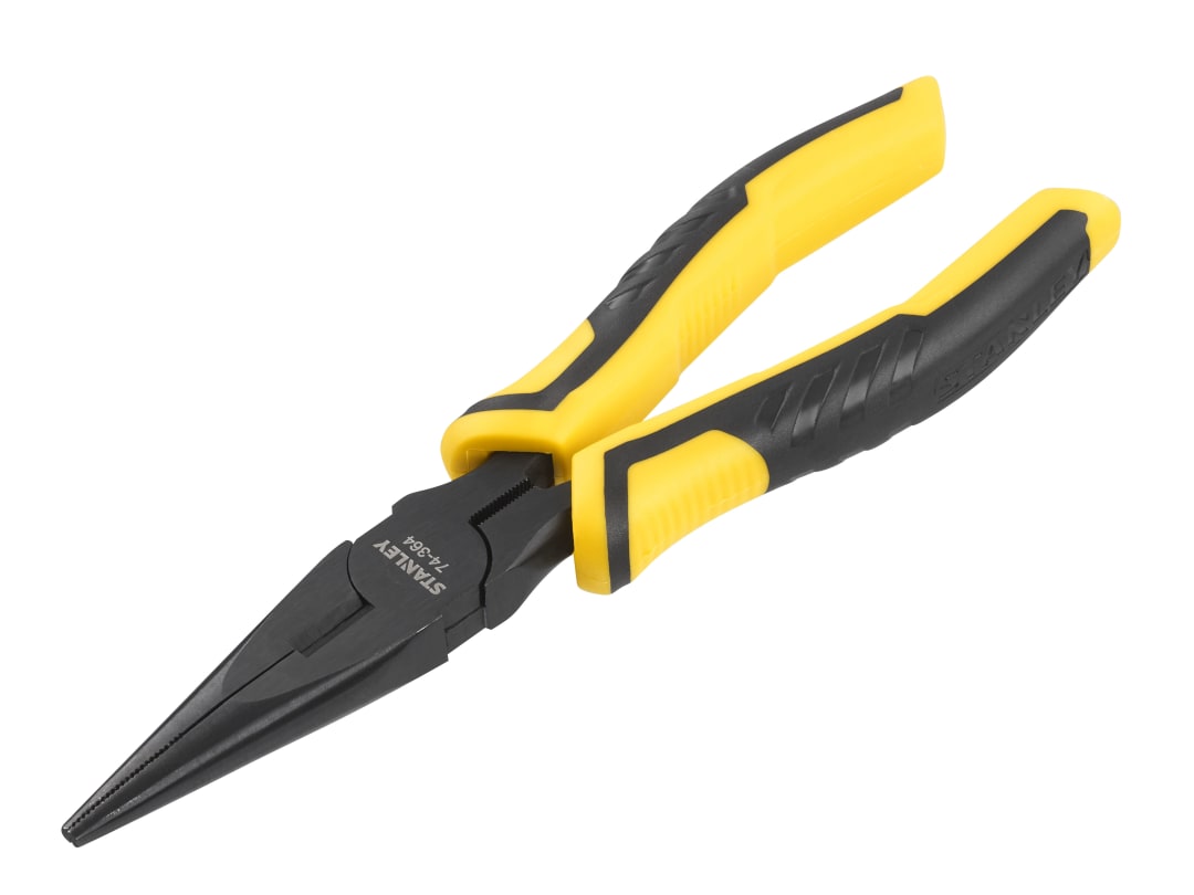Stanley Black Dynagrip Long Nose Pliers - Image 7
