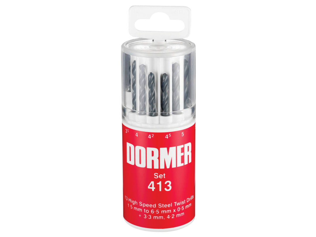 Dormer A191 No.413 Metric HSS Drill 13 Piece Set 1.5-6.5 x 0.5mm - Image 11