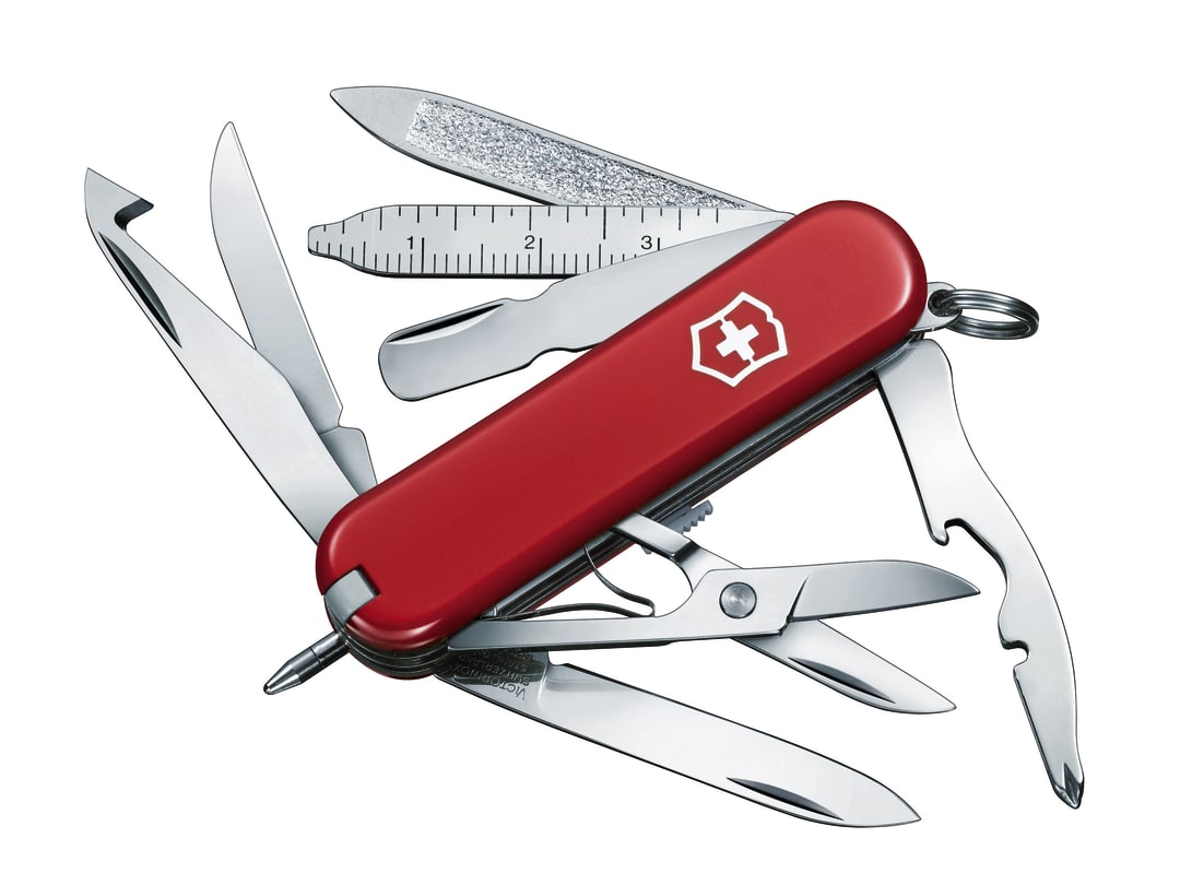 Victorinox MiniChamp Swiss Army Knife Red 58 mm 0.6385