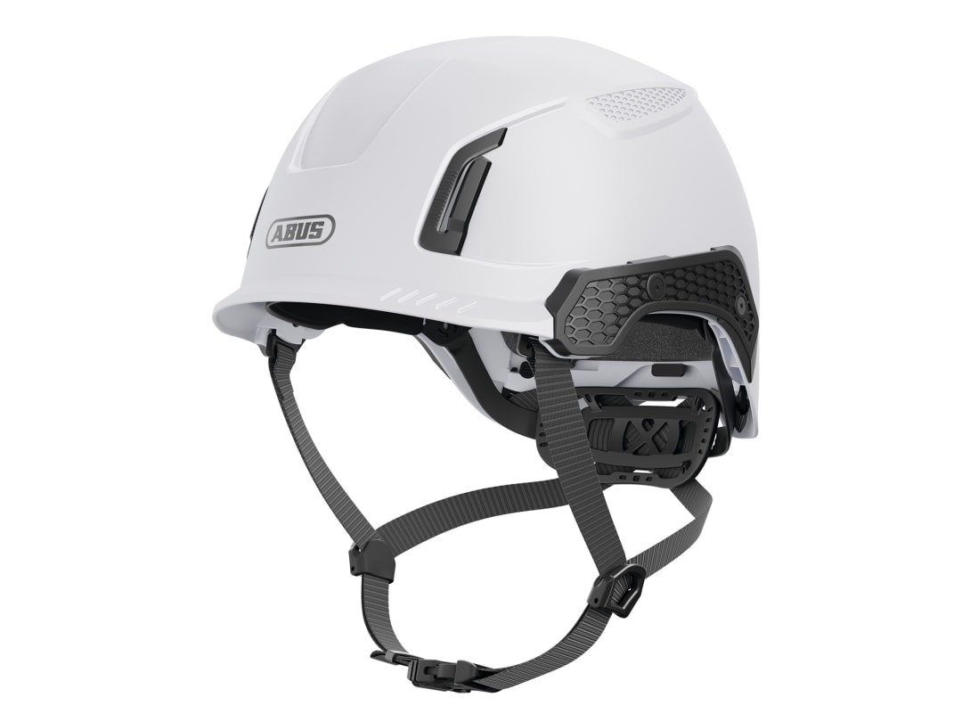 Abus Mechanical White Abus Spector-E Non-Vented Safety Helmet 10099776-01