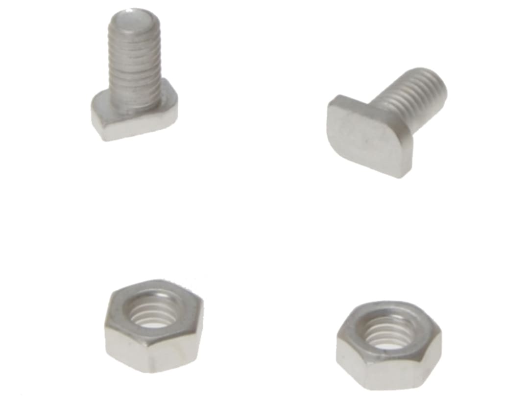 Alm Aluminium Cropped Head Nuts & Bolts (Pack 20) - GH003, Silver - Image 10
