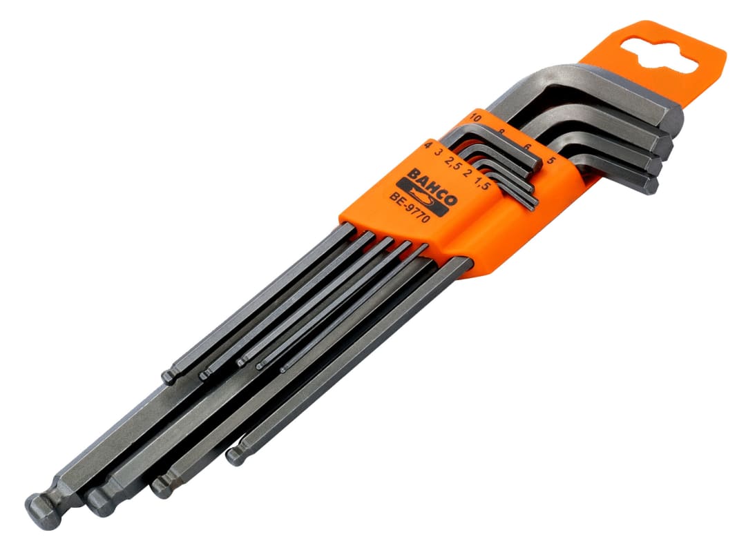Bahco 9 Piece Ball End Hexagon Allen Key Set Metric - Image 11