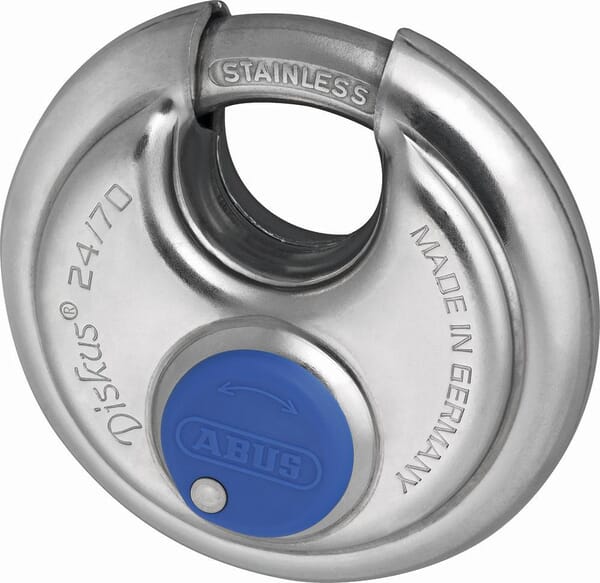 Abus 24Ib70 24Ib/70 70Mm Diskus Padlock Stainless Steel - Image 6