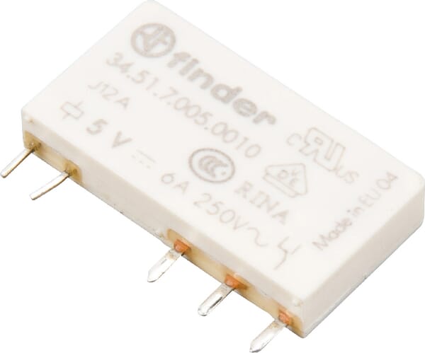 Finder 34.51.7.005.0010 5V Relay (UltraSlim) SPDT 6A 34.51 - Image 6