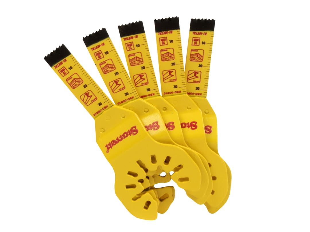 Starrett Bi-Metal Oscillating Multi-Tool Plunge Cut Blade 10mm - Pack of 5 - Image 3
